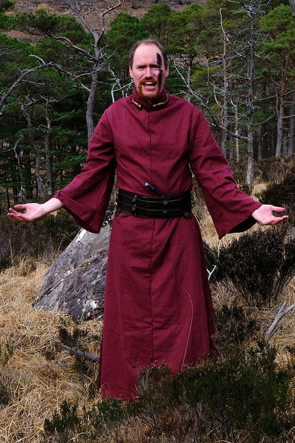 Bliaut Abraxas, bordeauxrood