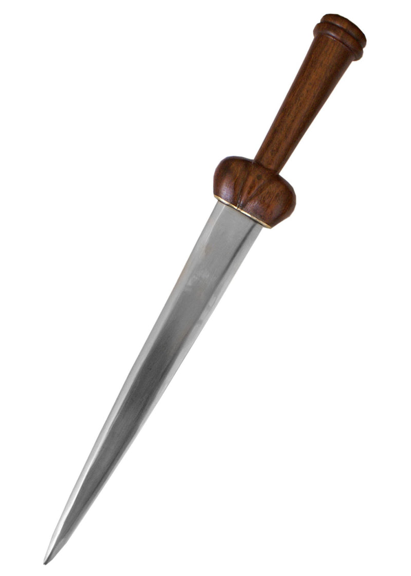 Dagger z kulistą głowicą z pochwą, półostry