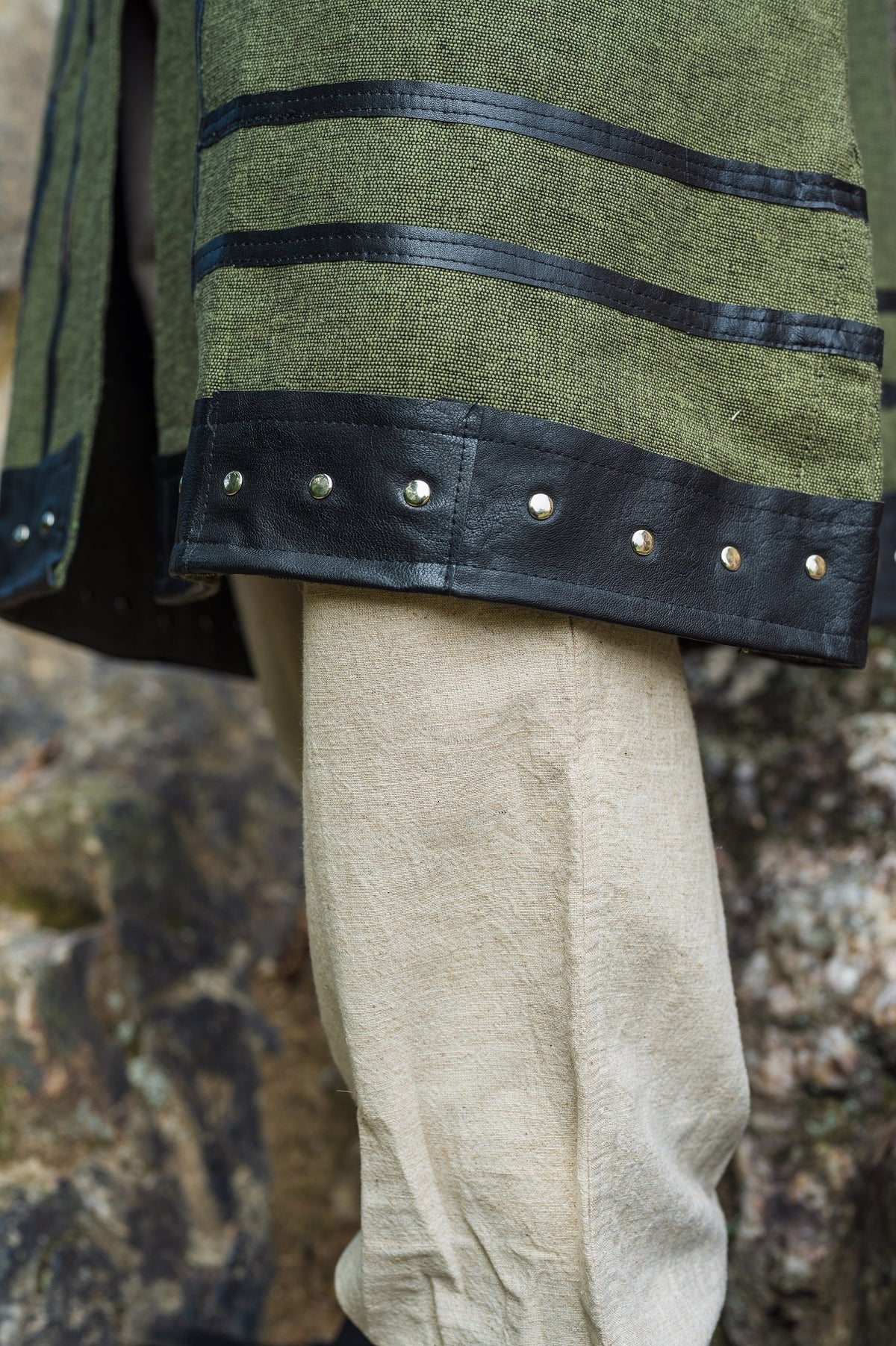 Tunic Viking jarl Rollo, green