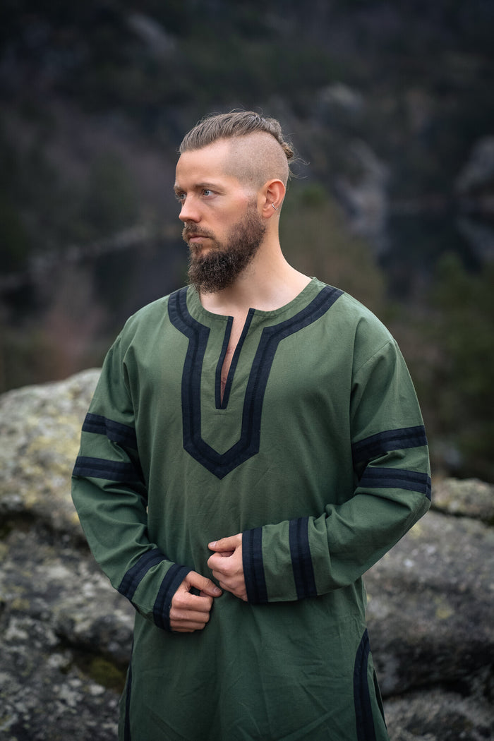 Frankische tuniek Clovis, groen