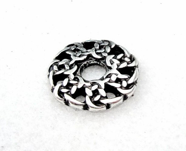 Early medieval Gaelic buttons, set of 5 pieces, silvered