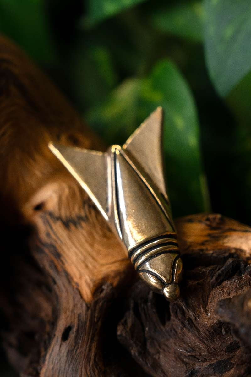 Germańsko-rzymska fibula Pannonia, brąz