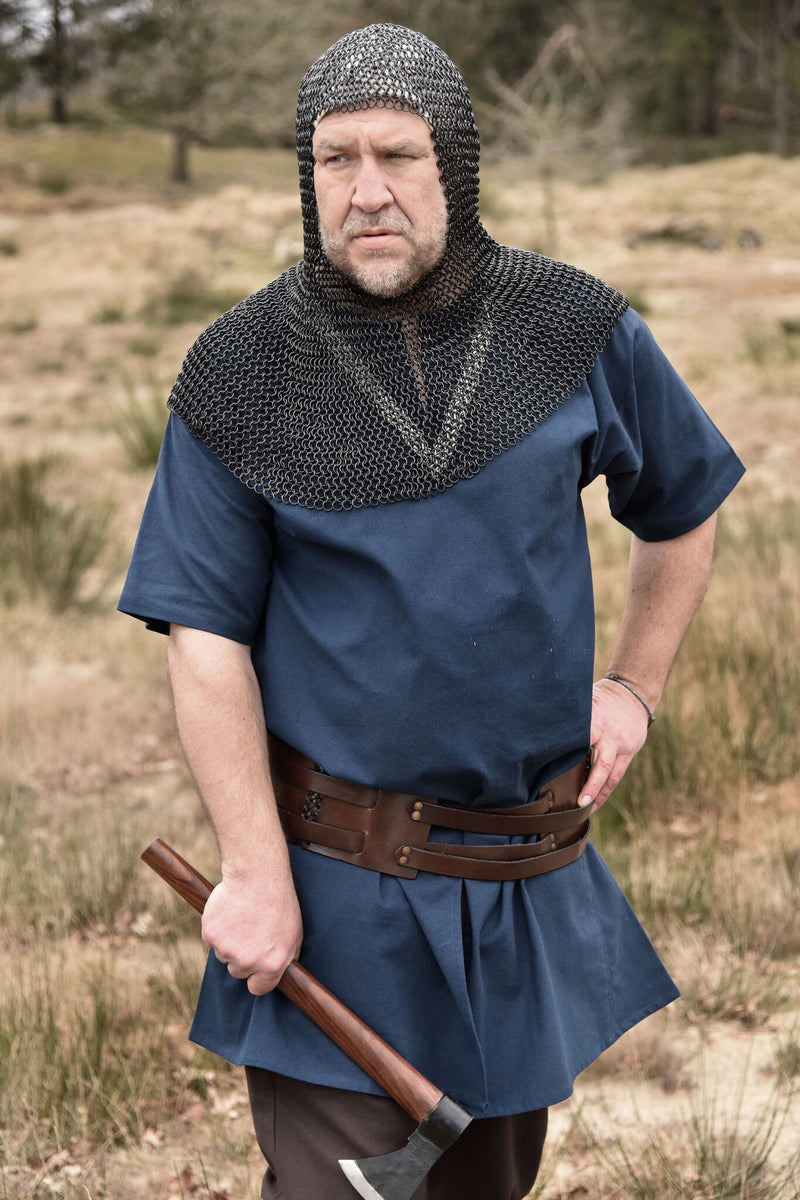 Maliënhætte med firkantet hals, galvaniseret, 8 mm