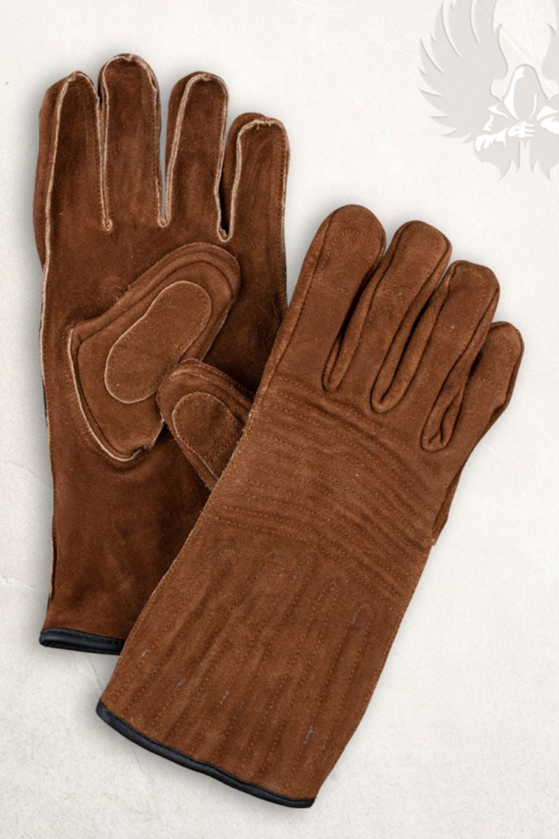 Gants en cuir Clemens, brun clair