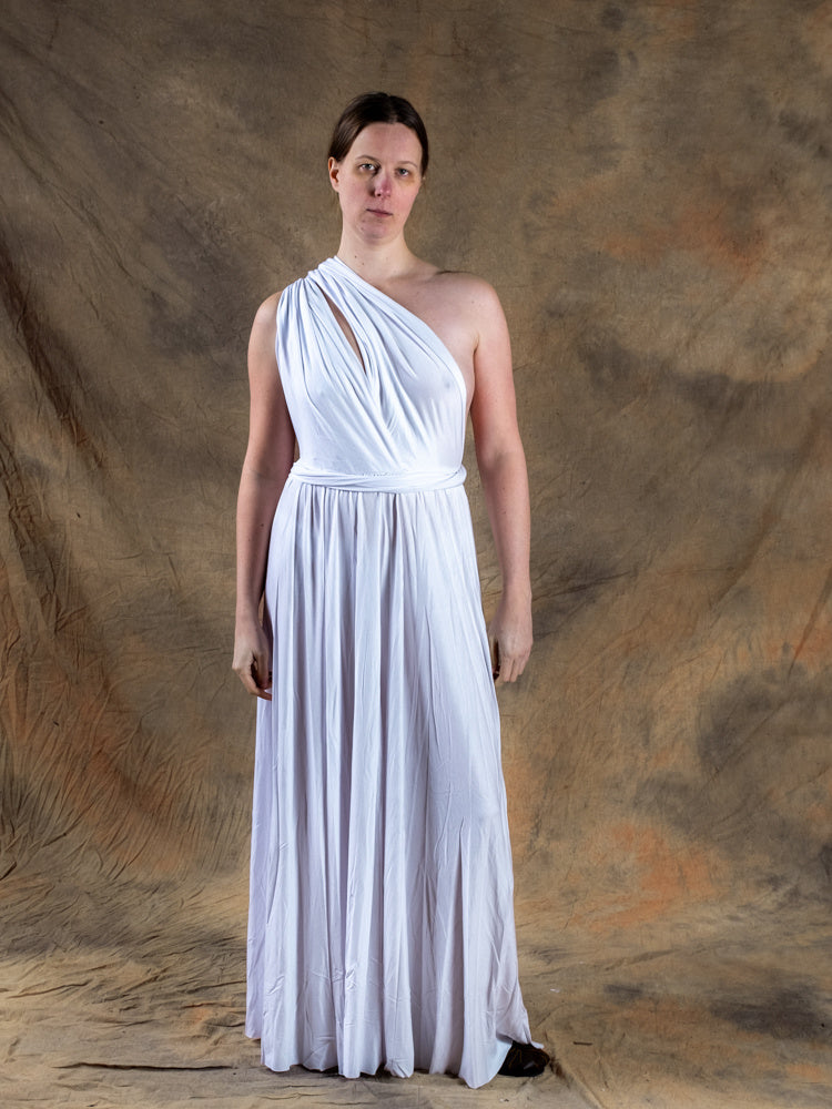 Gudindekjole Afrodite, hvid