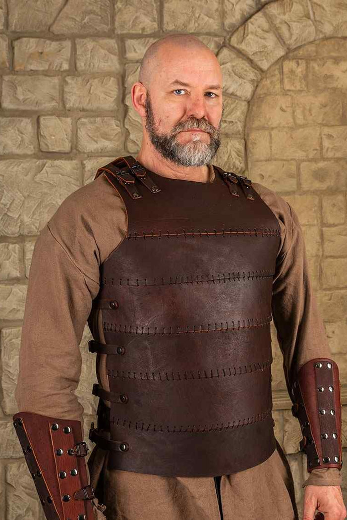 Leren kuras Erend, bruin