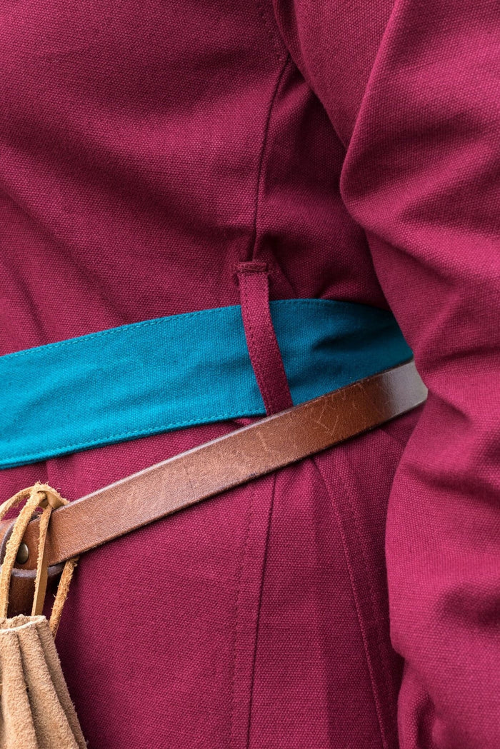 Viking dress Helga, red-blue