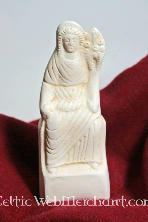 Romeins votiefbeeldje godin Fortuna zittend