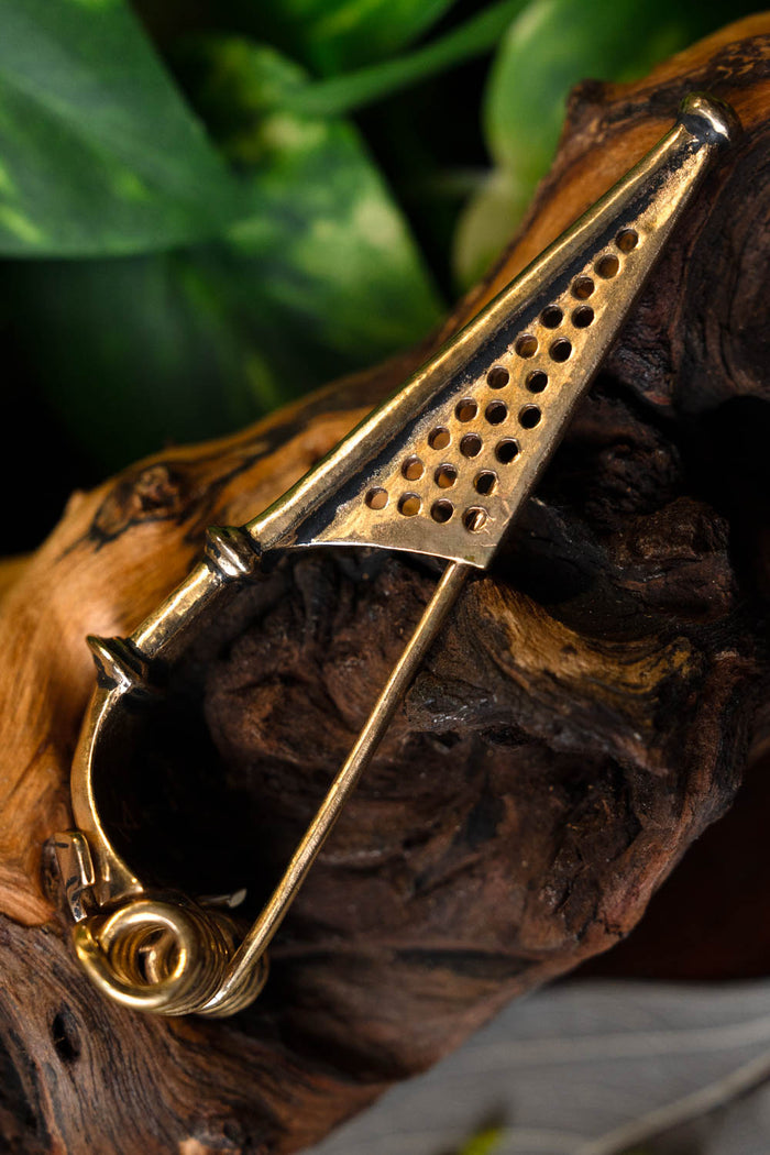 Germansk buefibula, 1. årh. e.Kr., bronze