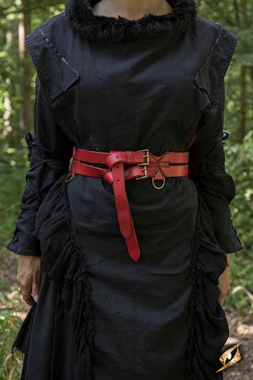 Twin X-belt, red, 110 cm