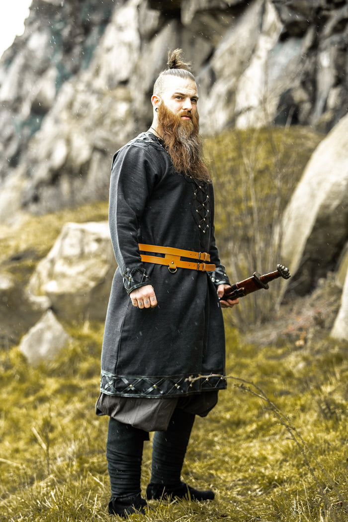 Tuniek Viking Jarl Ragnvald, zwart