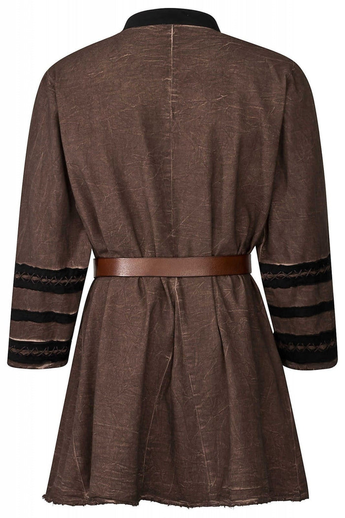 Tunic Halfdan, medieval, brown