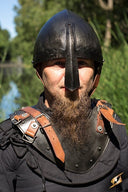 Gorget Warrior, patiniert, 1 mm