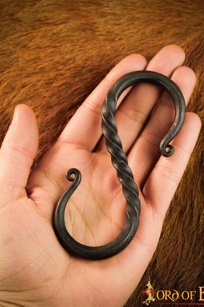 Set de ganchos en S forjados a mano, 5 piezas