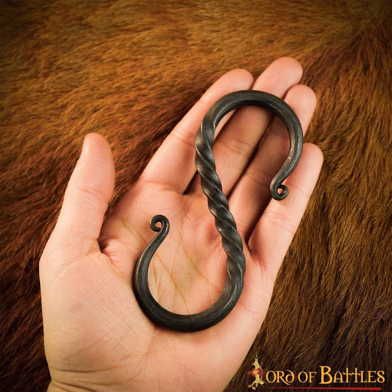 Zestaw 5 ręcznie kutych haków S