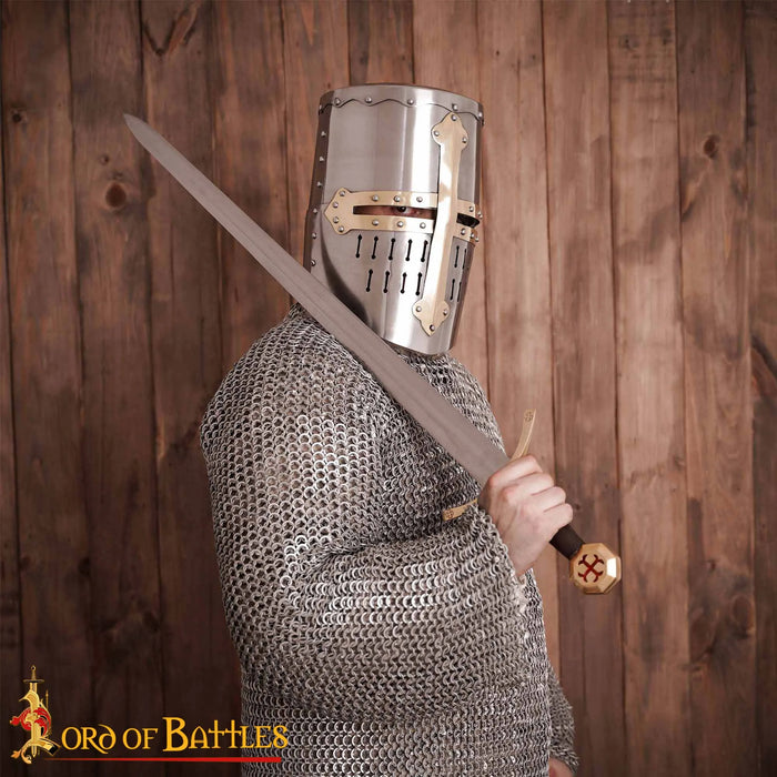 Early 13th century crusader helmet, 1.6 mm