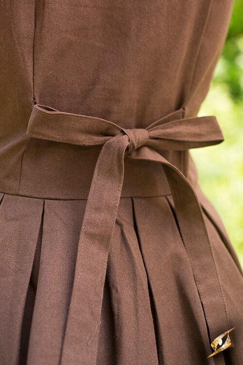 Medieval kirtle Elaine, brown