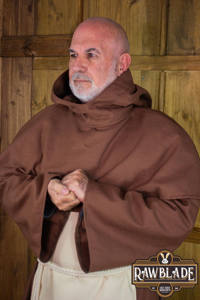 Hábito de monje – franciscano de la tercera orden, marrón