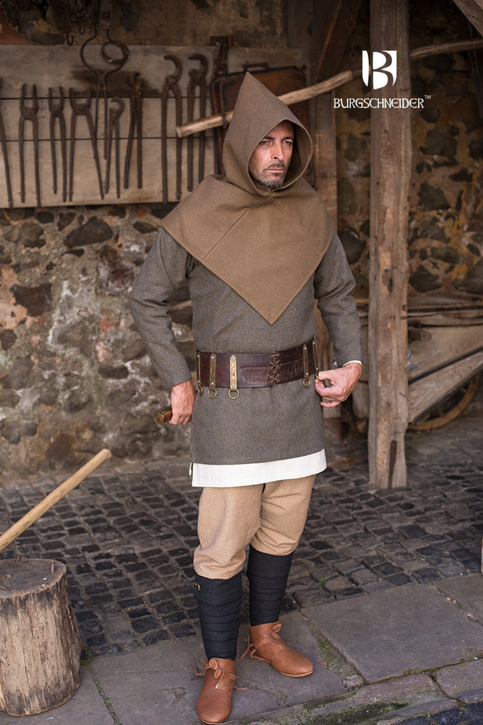 Chaperon Skjoldehamm, wool blend, autumn green