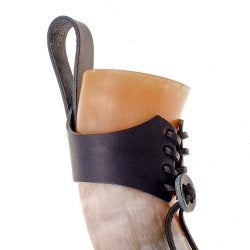Drinking horn holder Argast, black, S