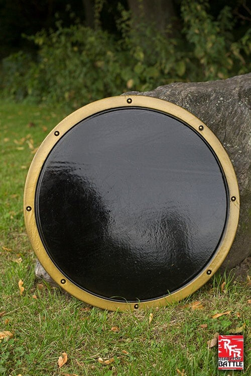 LARP round shield black
