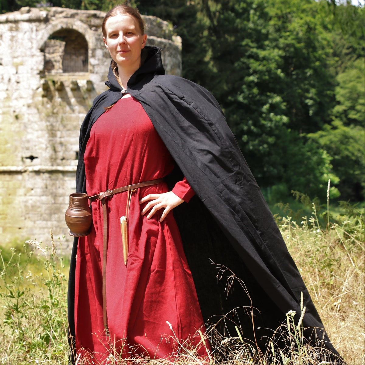 Bomullsmantel, svart