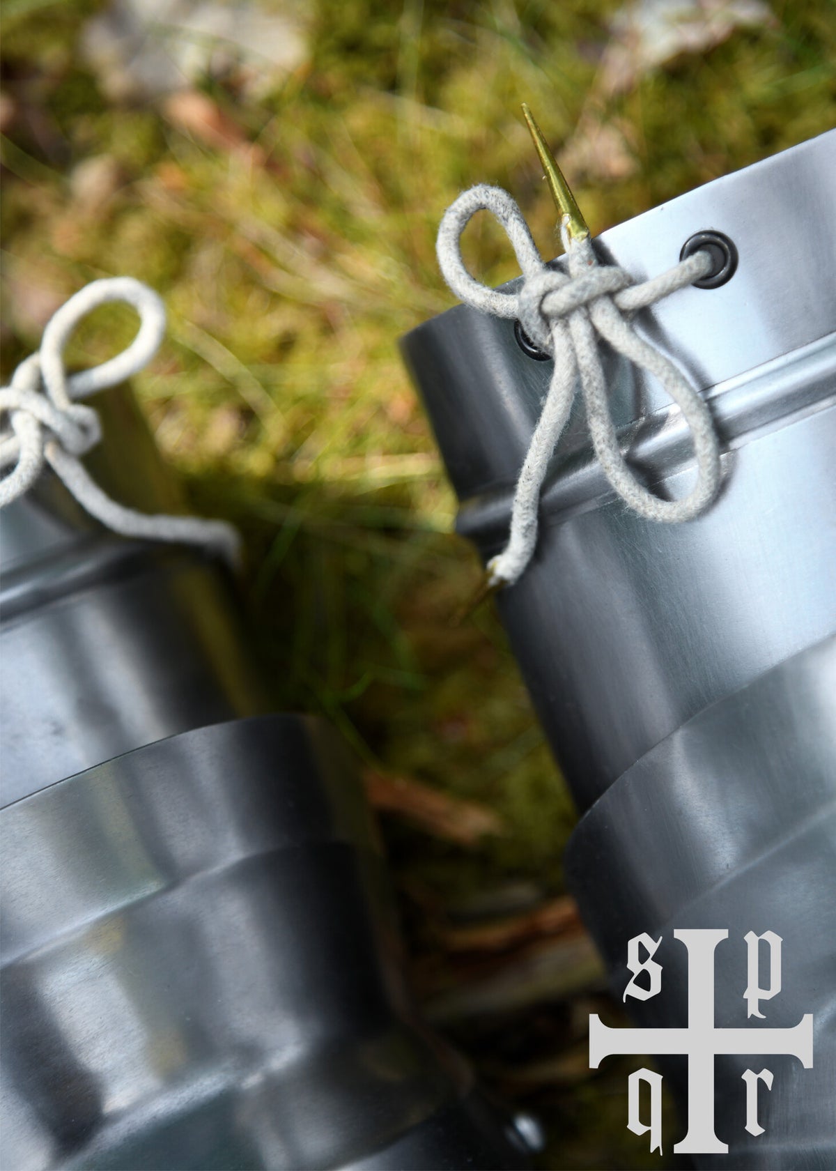 Milanese vambraces met grote couters, 1.5 mm