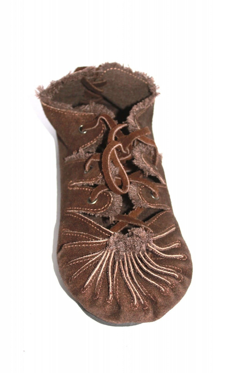 Mittelalterliche Sandalen mit Gummisohle