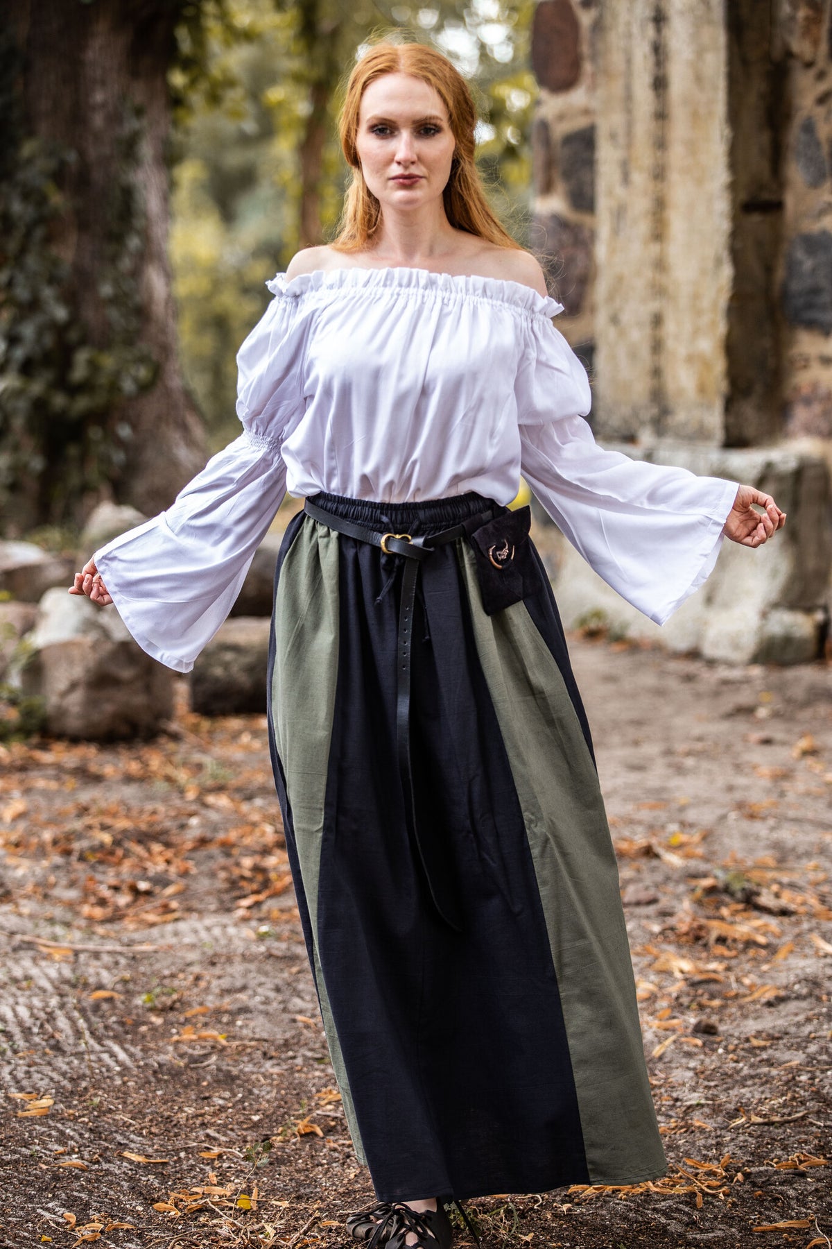 Baroque blouse, wit