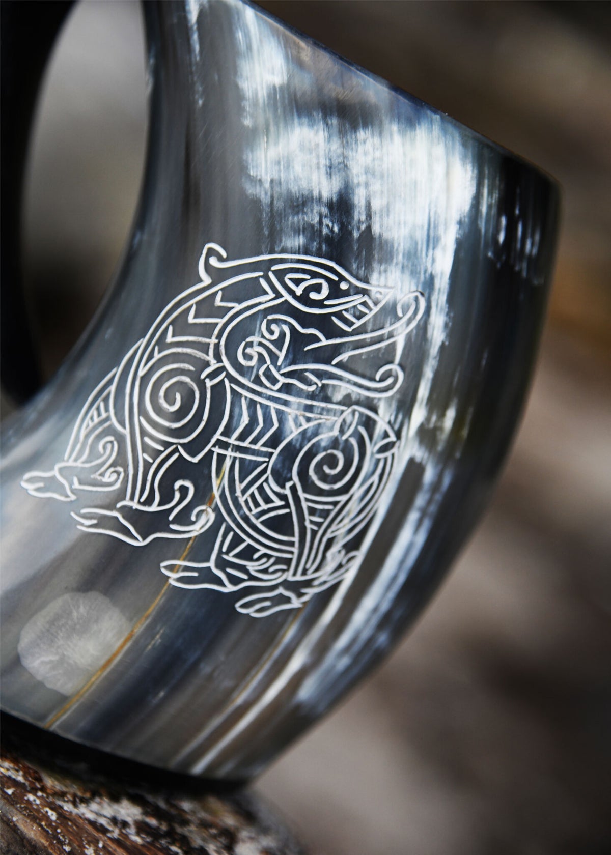 Hornbägare drake, 650–1000 ml