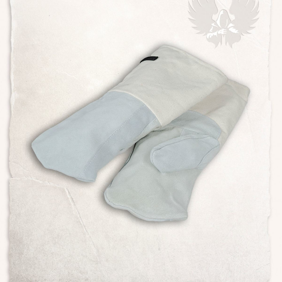 Mittelalterliche Küchenhandschuhe weiß