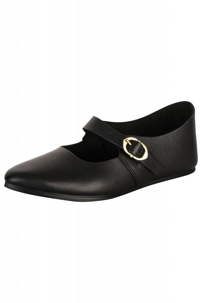 Chaussures médiévales pour dames, noir