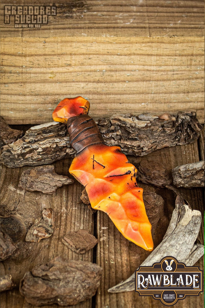 Sztylet kryształowy – czerwony