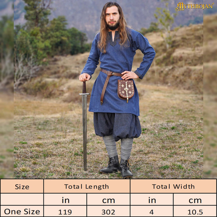 Winingas med korpfibulor, fiskbensmönster, ullmix