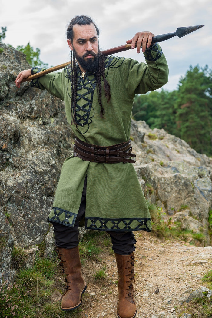 Viking tunic Farulfr, green