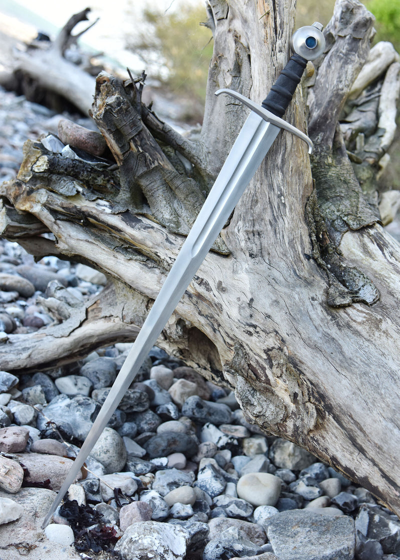 Castillon-sværd med skede, 15. århundrede, semi-skarpt