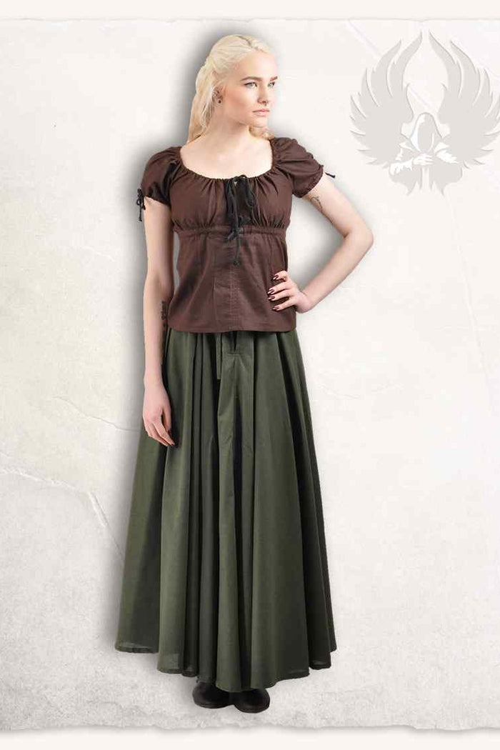 Medieval Blouse Claudia, Cream