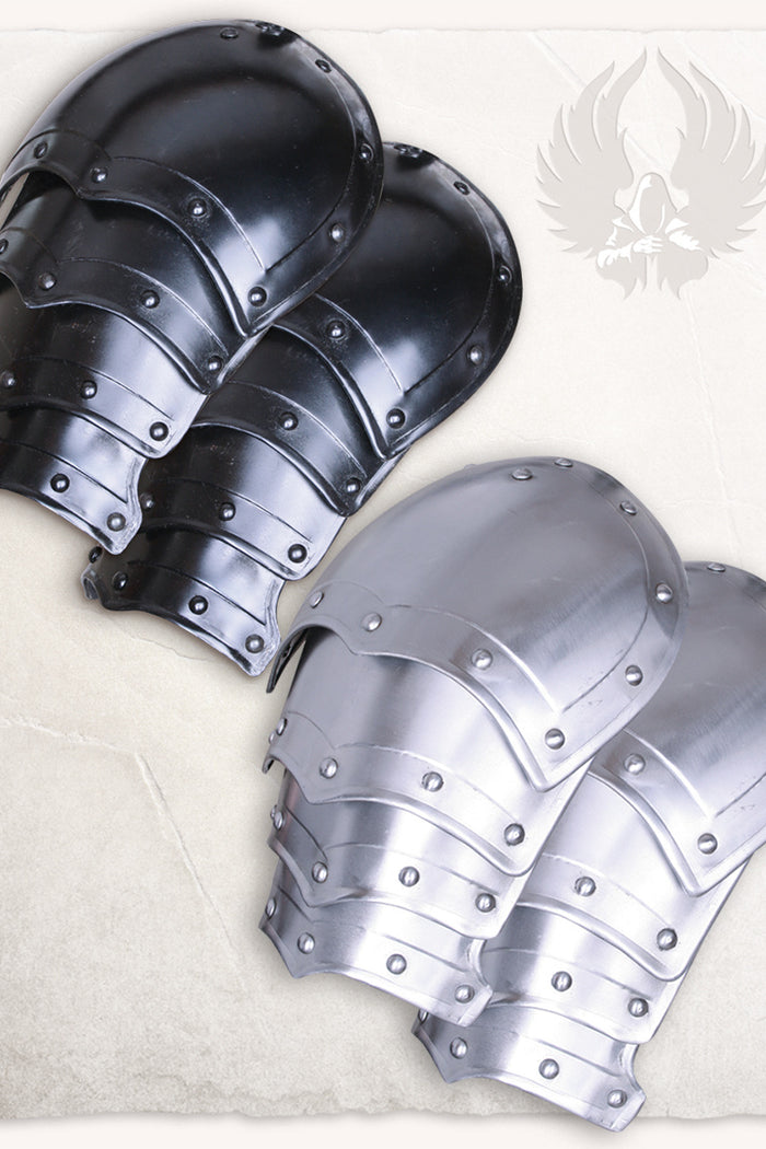 Spaulders Balthasar S, bronzed, 1.2 mm