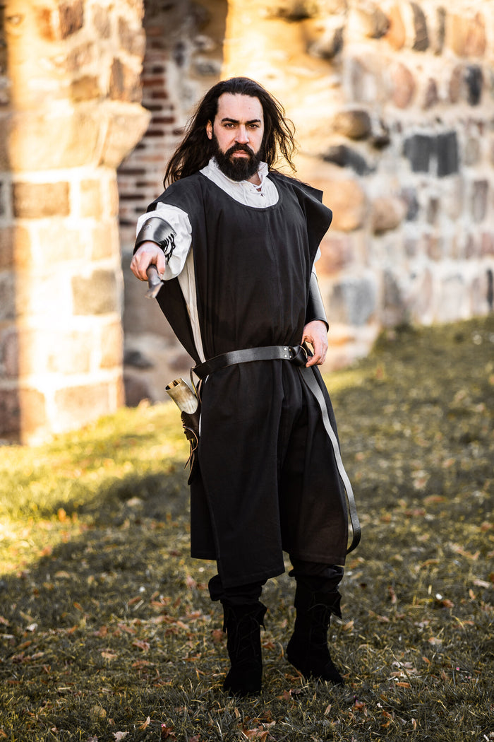 Överplagg för herrar, svart