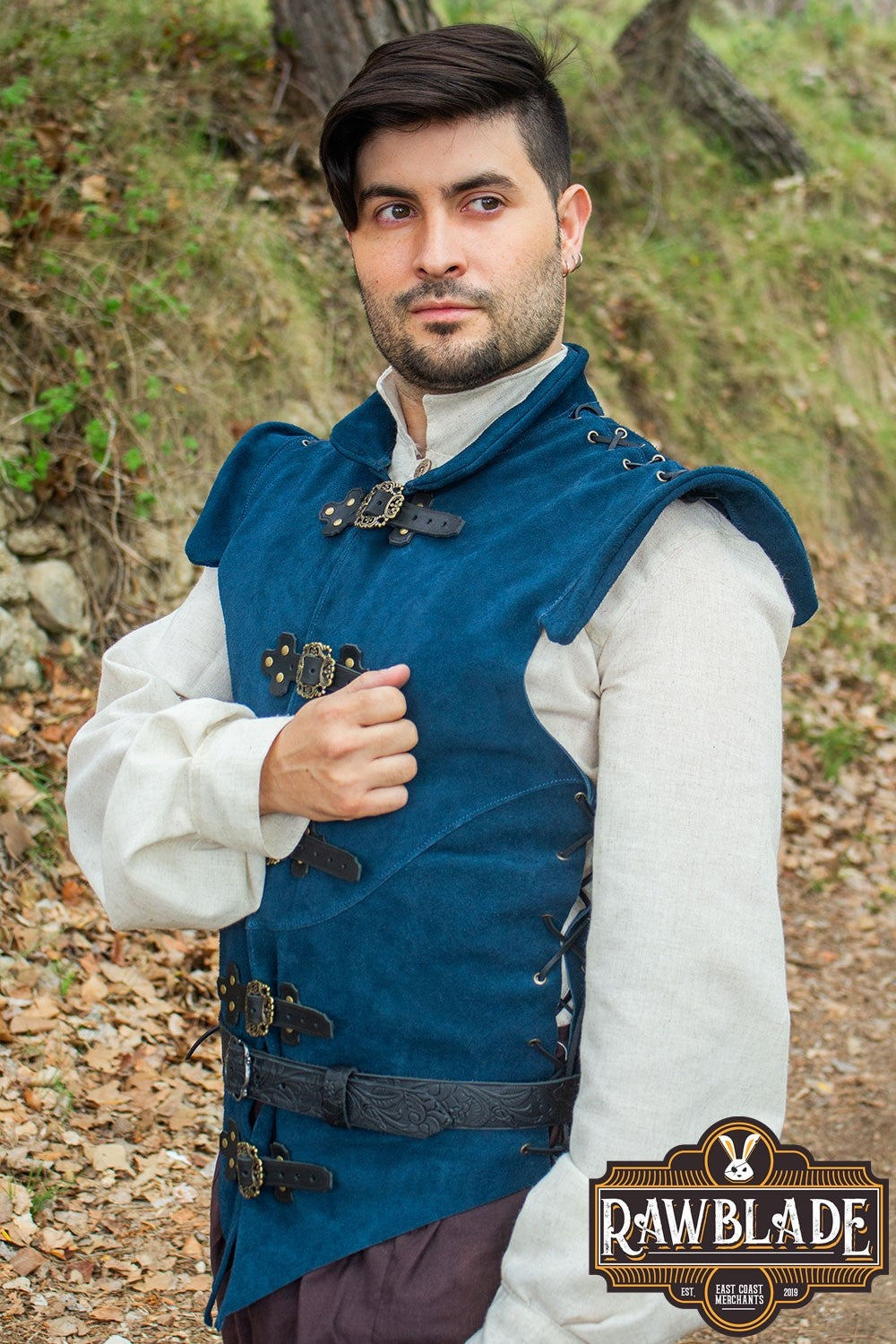 Gibão Spitleather Diego, azul