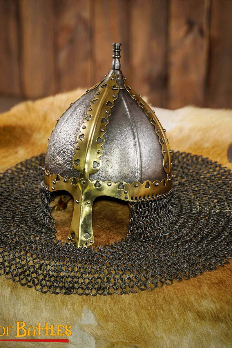 10. århundredes vikingehjelm Gnezdovo, 1,6 mm