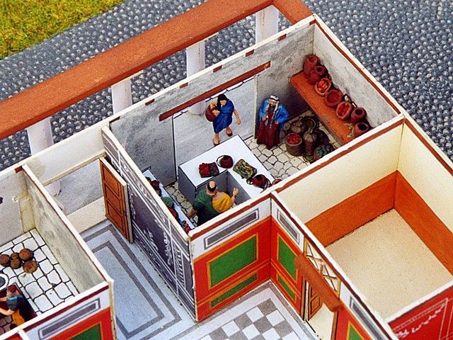 Bouwplaat Romeinse villa