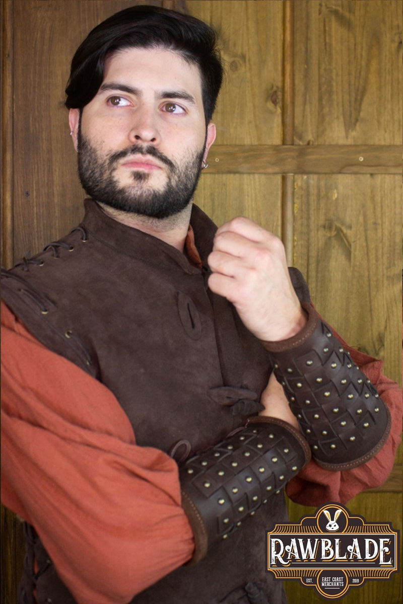 Evan Versterkte Bracers - Bruin