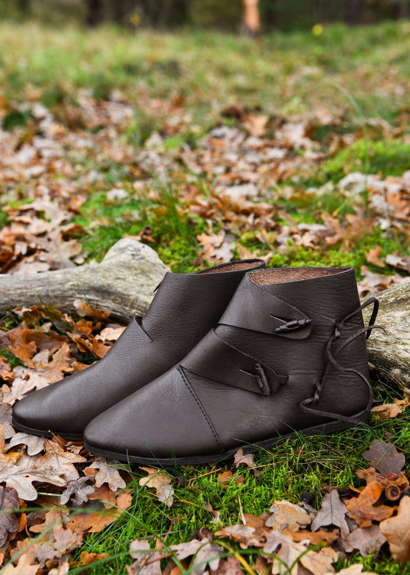 Scarpe vichinghe Jorvik, marrone scuro