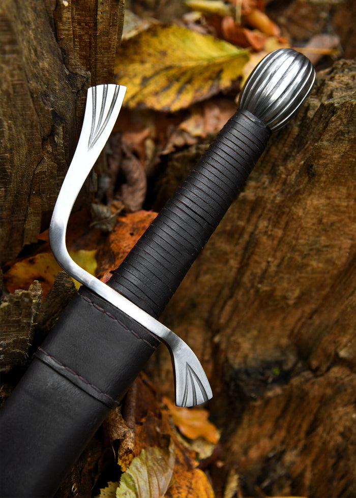 Viduramžių falchion, bukas (battle-ready)