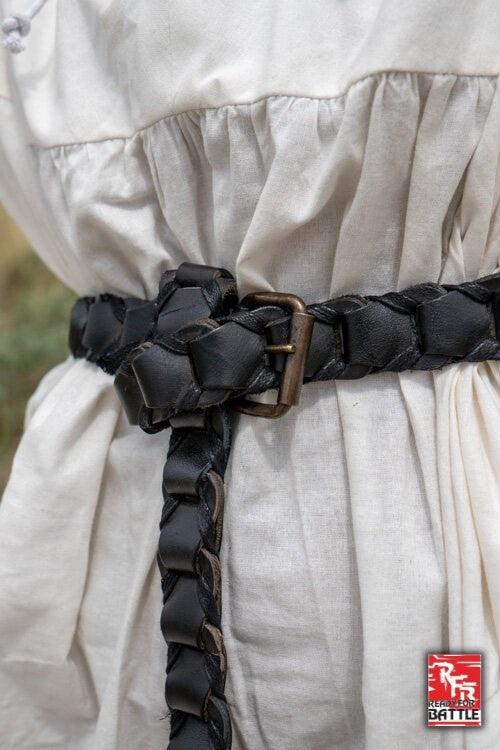 RFB woven belt, black, 115 cm