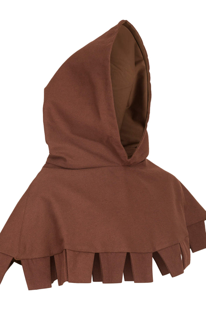 Medieval hood Thilo, brown