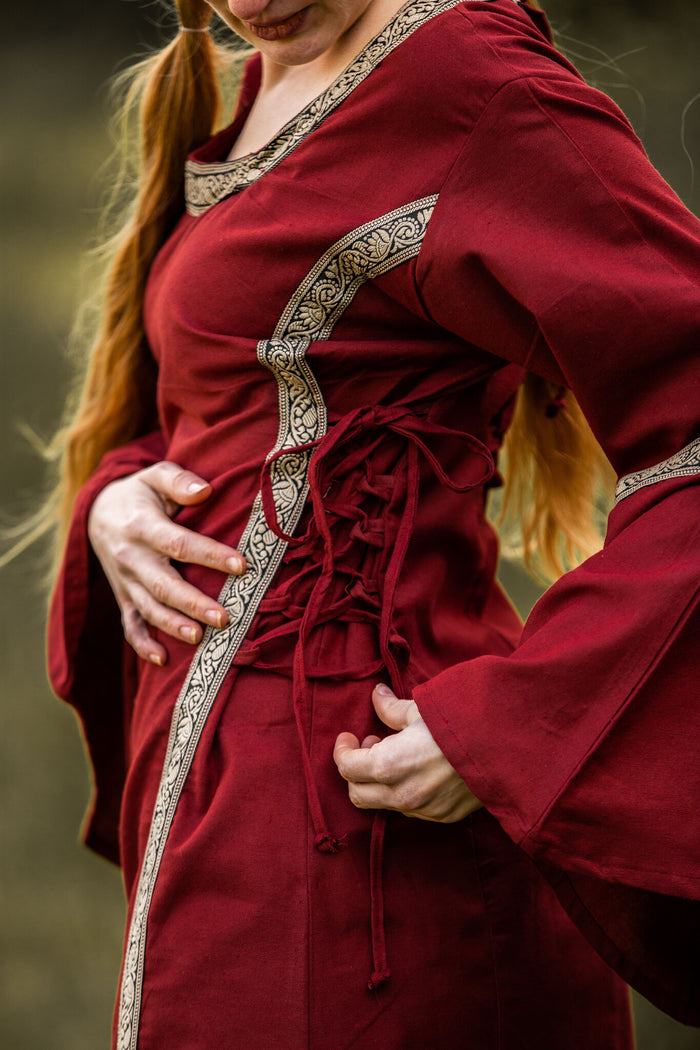 Jurk Cleena rood