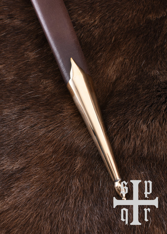 Tysk kugledolk fra 1400-tallet, halvskarpt