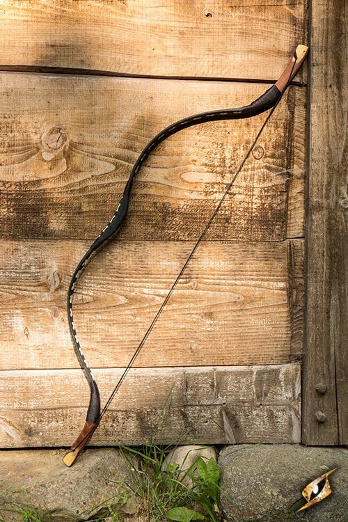 Arc équestre, noir, 118 cm, 24-26 lbs